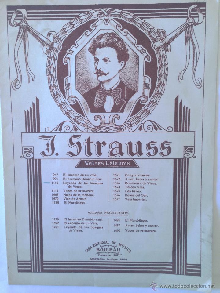 Partitions Musicales: J. STRAUSS VALSES C&Eacute;LEBRES -  CASA BOILEAU