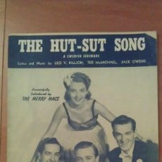 Partituras musicales: THE HUT - SUT SON - HOLLYWOOD