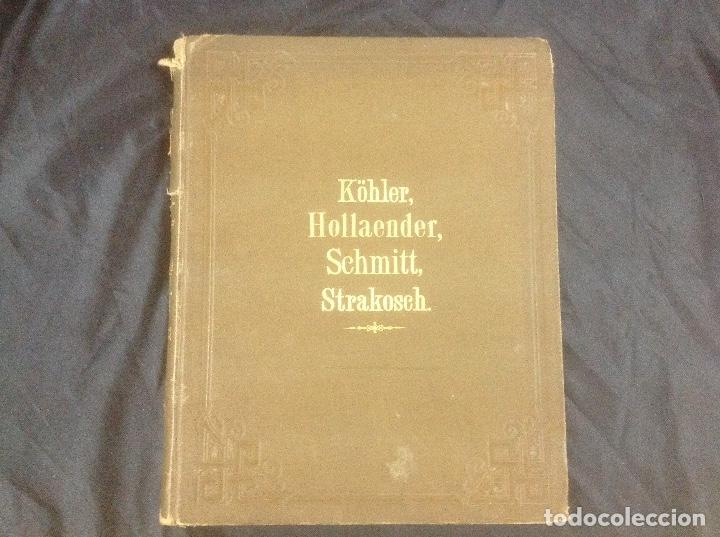 Partiture musicali: Album de partituras antiguas encuadernado K&ouml;hler, Hollaender, Schmitt, Strakosch