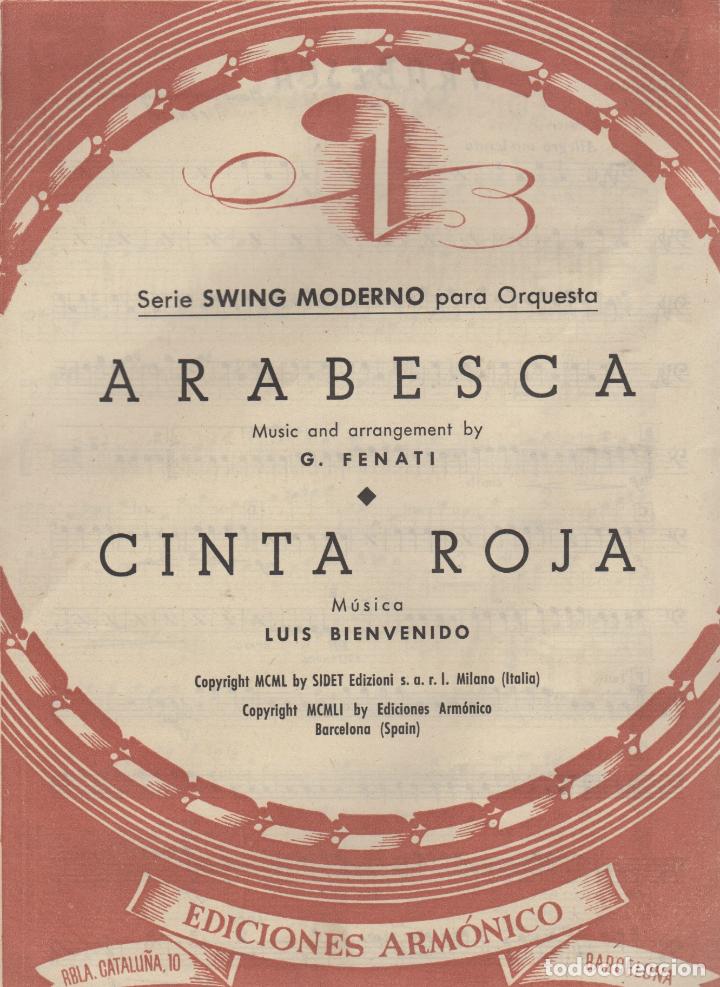 Partitions Musicales: partituraarabesca g.fenati - cinta roja luis bienvenido