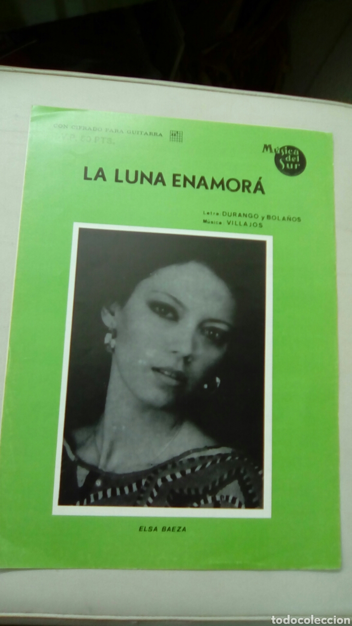 Partituras musicais: ELSA BAEZA LA LUNA ENAMOR&Aacute;