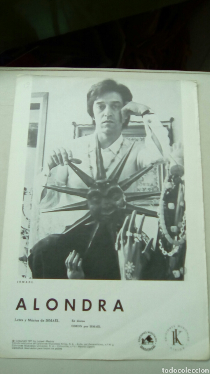 Partituras musicais: ISMAEL ALONDRA