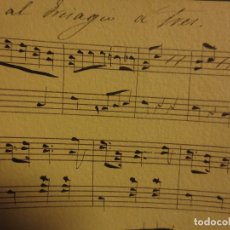 Partituras musicales: INEDITA PARTITURA MANUSCRITA P. PEREZ GASCON VALENCIA TRISAGIO 4 PGS. S. XIX ARCHIVO F ROGLÁ. Lote 56574204