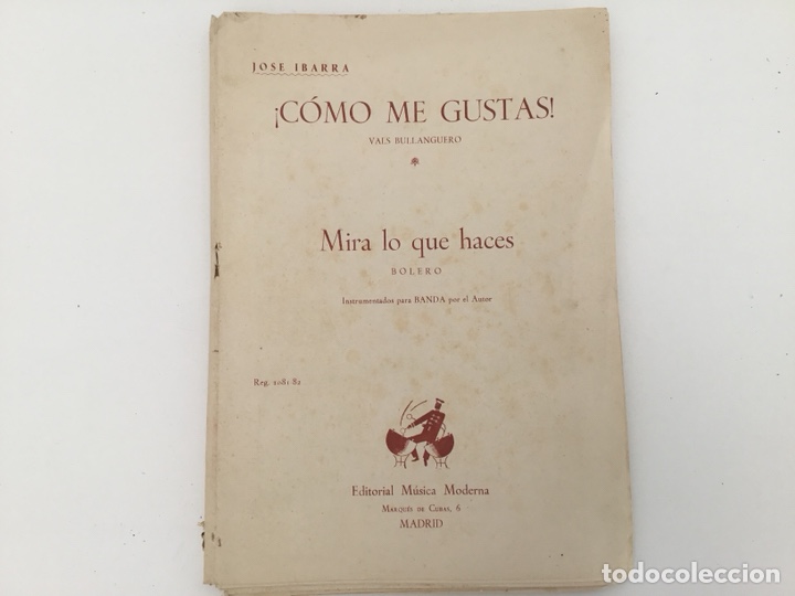 Partitions Musicales: Musica para bandas de Jos&eacute; Ibarra, instrumentadas por el autor