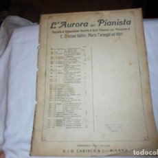 Partituras musicales: L`AURORA DEL PIANISTA..MINIATURES/MISERERE E ROMANZA.A & G.CARISCH & C-MILANO