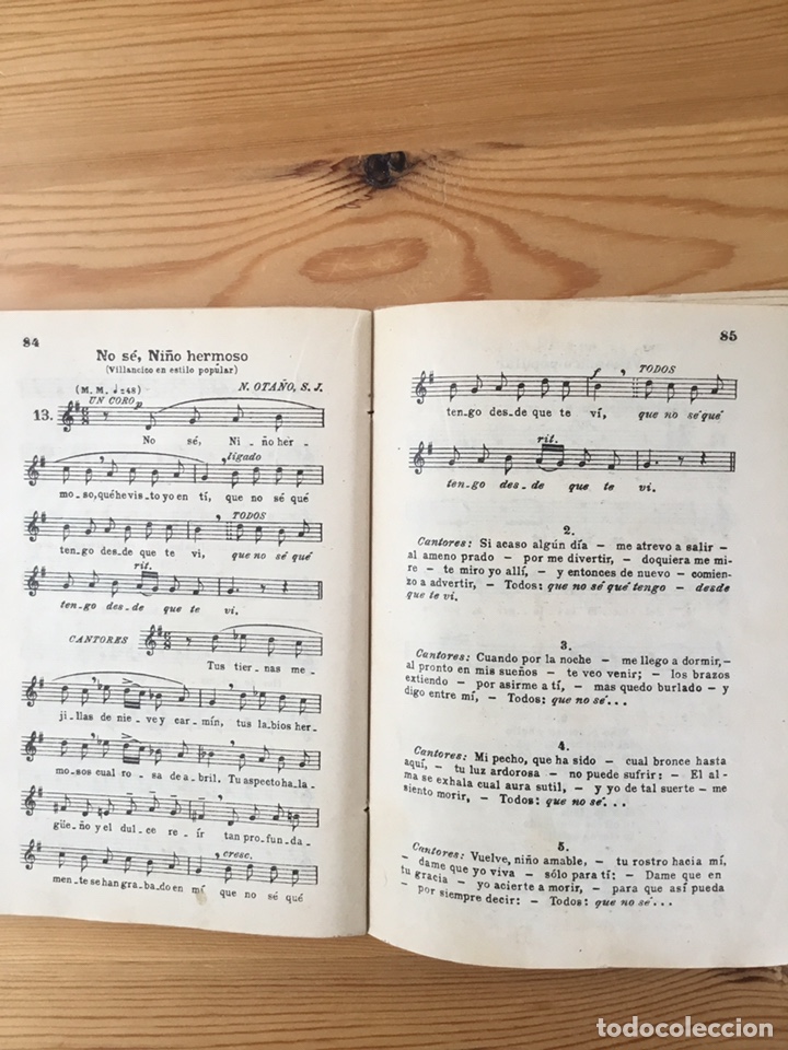 Partituras musicales: ANTIGUO LIBRETO DE C&Aacute;NTICOS EUCARISTICOS - Foto 5
