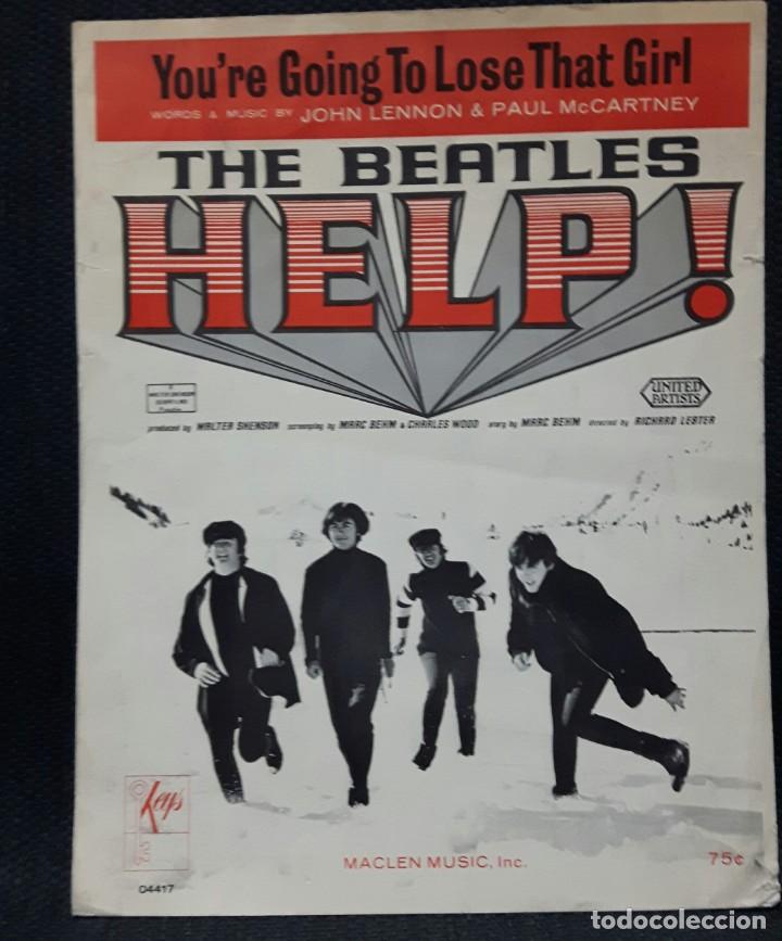 Beatles You Re Going To Lose That Girl Hoja Sold At Auction