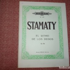 Partituras musicales: STAMATY EL RITMO DE LOS DESEOS OP. 36 PARTITURA EDICION IBERICA Nº 121 EDITORIAL BOILEAU BARCELONA