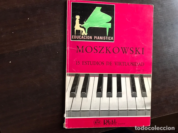 Partituren: Moszkowski. Educaci&oacute;n pian&iacute;stica. 15 estudios de virtuosidad.