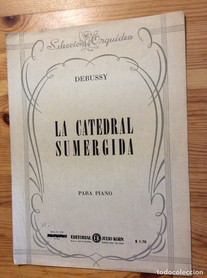 Partiture musicali: LA CATEDRAL SUMERGIDA DEBUSSY PARTITURA