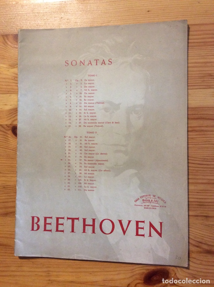 Partitions Musicales: BEETHOVEN SONATAS PARTITURA