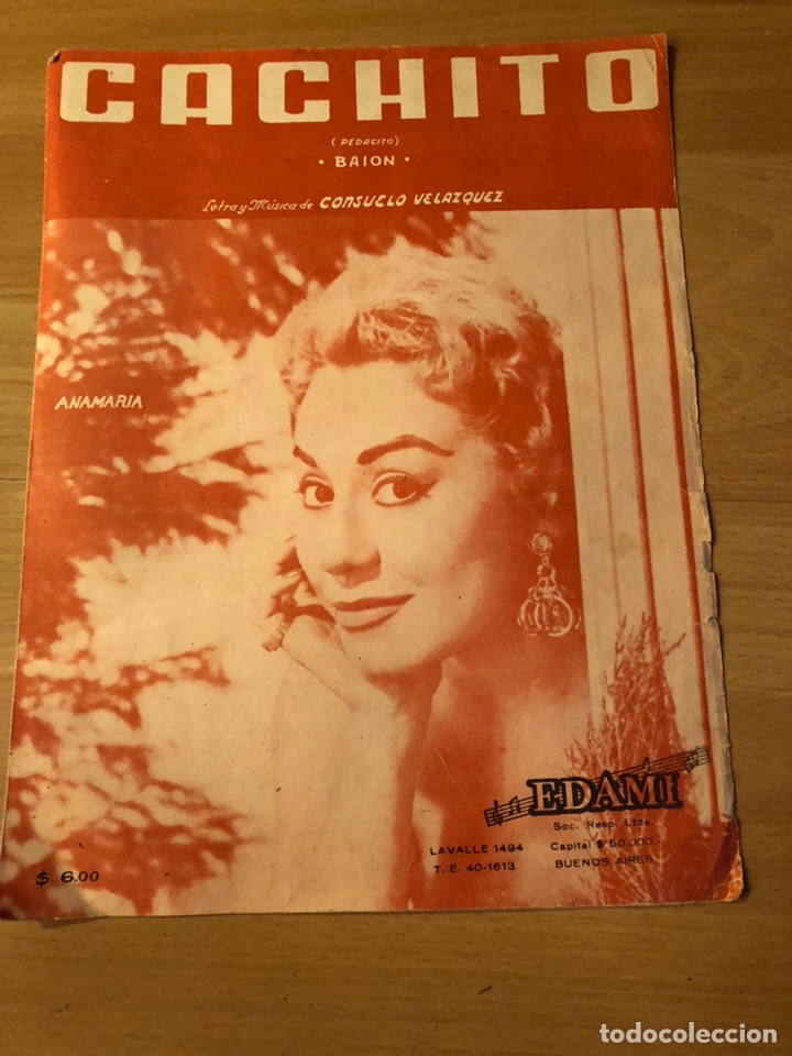 Partitions Musicales: Partitura baion cachito Ana Mar&iacute;a