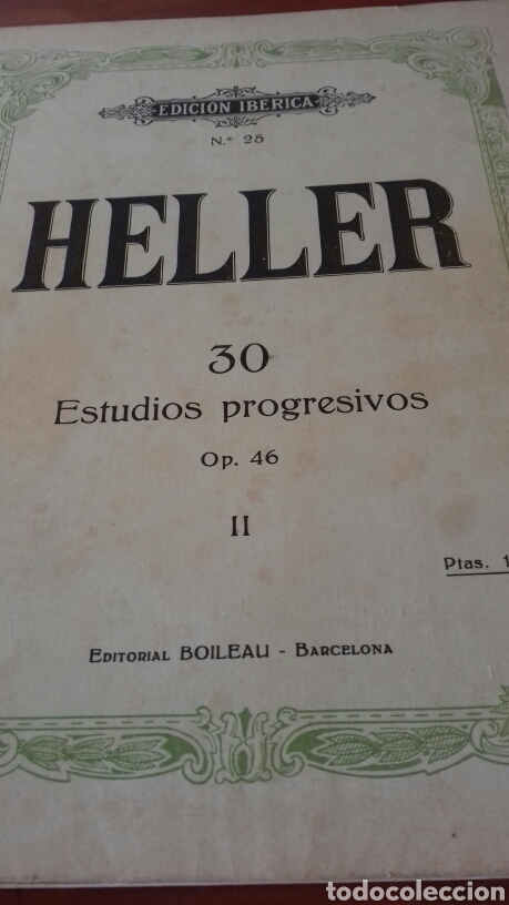 Partituras musicales: HELLER N. 30 ESTUDIOS PROGRESIVO - Foto 1