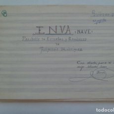 Partituras musicales: PARTITURA MANUSCRITAS DE PASODOBLE DE CORNETAS Y TAMBORES: ENVA , NAVE . DE FULGENCIO RODRIGUEZ. Lote 157012006