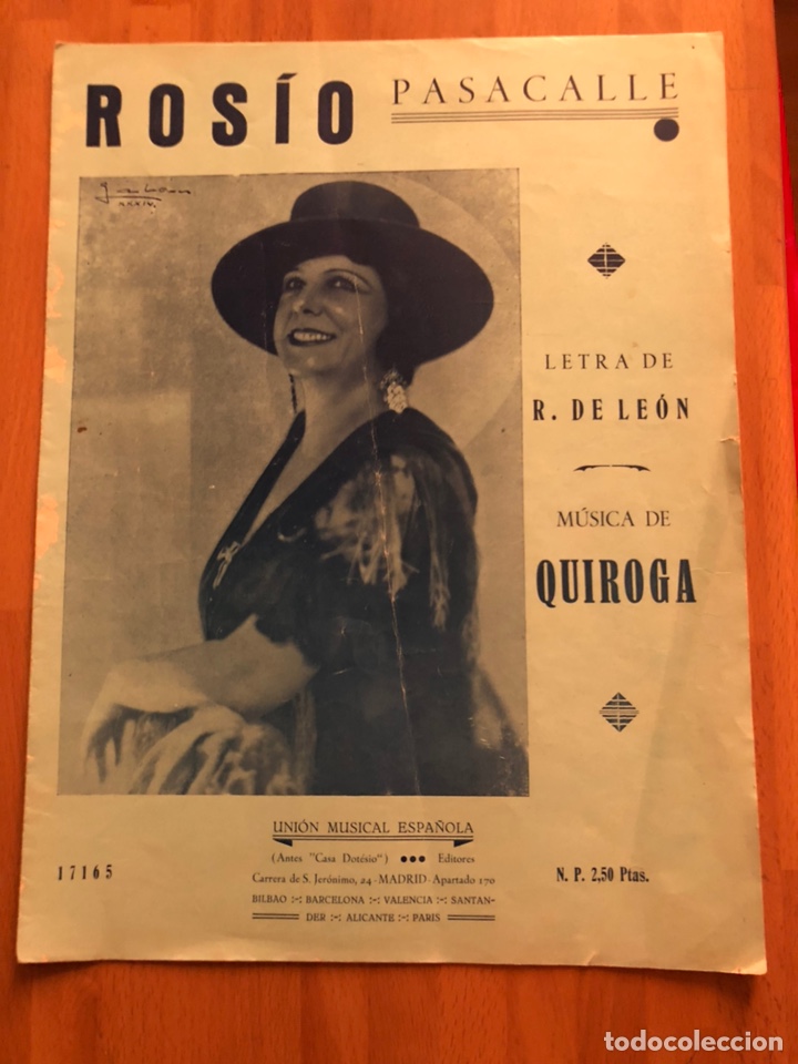 Partituren: Partitura Pastora Imperio Rosio pasacalle