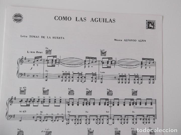 como las aguilas (marcos) cifrado guitarra 1974 - Buy Antique sheet music  on todocoleccion