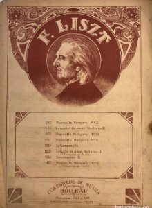 Partituras originales F- Liszt