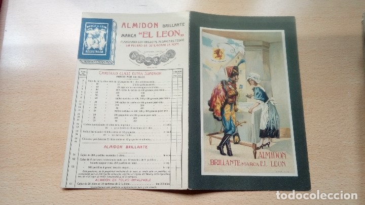Partitions Musicales: PARTITURA ANTIGUA CANTO NACIONAL DE BUENOS AIRES CON PUBLICIDAD DE ALMIDON BRILLANTE MARCA EL LEON