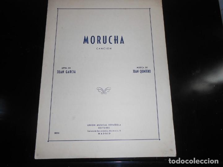 Partituras musicales: MORUCHA Canci&oacute;n - Foto 1