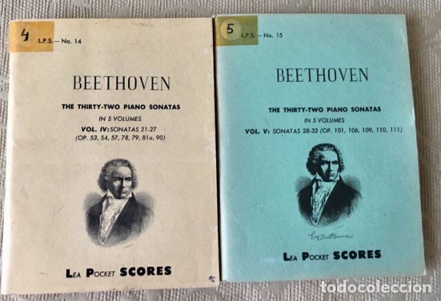 Partituras musicais: Beethoven the trirthy-two pianos Sonatas