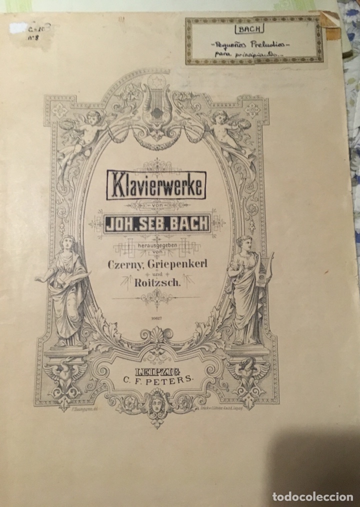 Partituras musicais: Bach klavierwerke