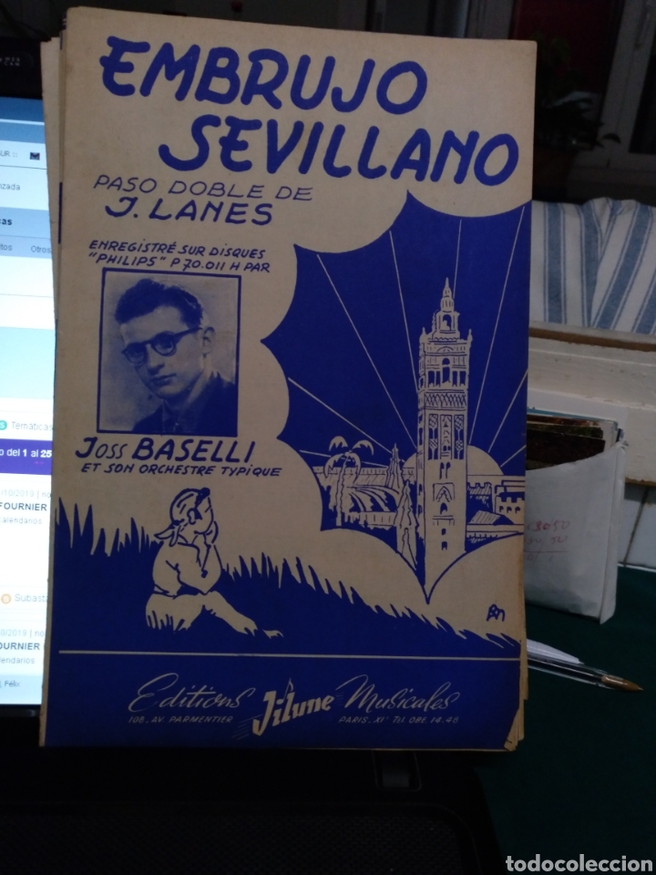 Partituras musicales: Embrujo sevillano, Edicions jilume Francia