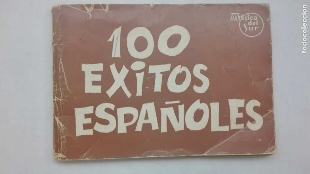 Partituras musicales: LIBRO CON PARTITURAS DE 100 &Eacute;XITOS ESPA&Ntilde;OLES. 1969 - Foto 1