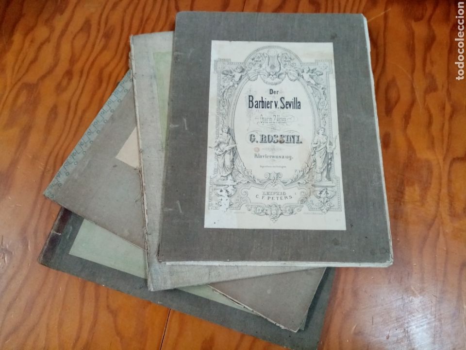 Musical scores: Lote de 4 partituras siglo XIX