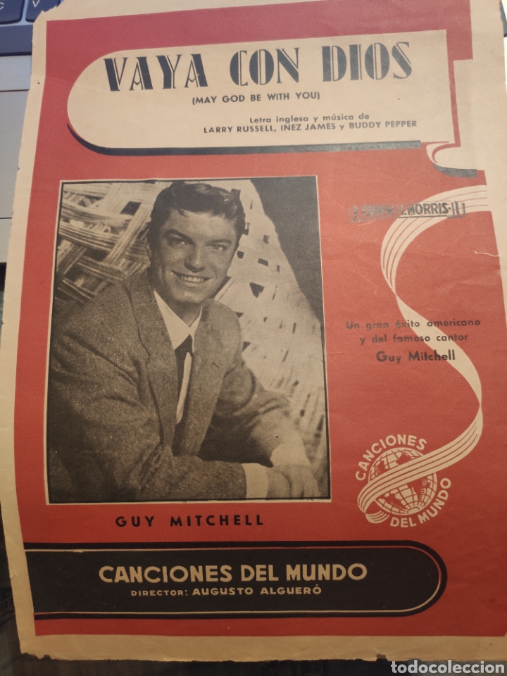 Musical scores: Partitura Guy Mitchell.copyright 1730