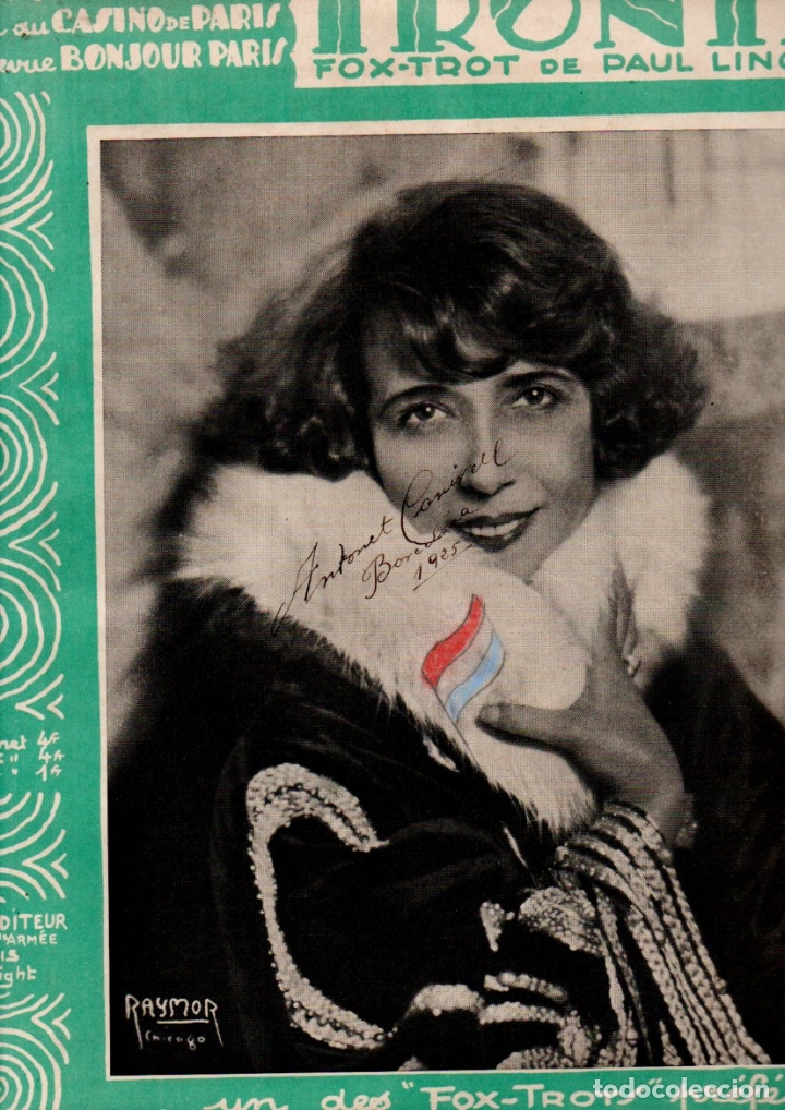 Partituren: PAUL LINCKE  :IRONIE (SMYTH, PARIS, 1923) FOX TROT