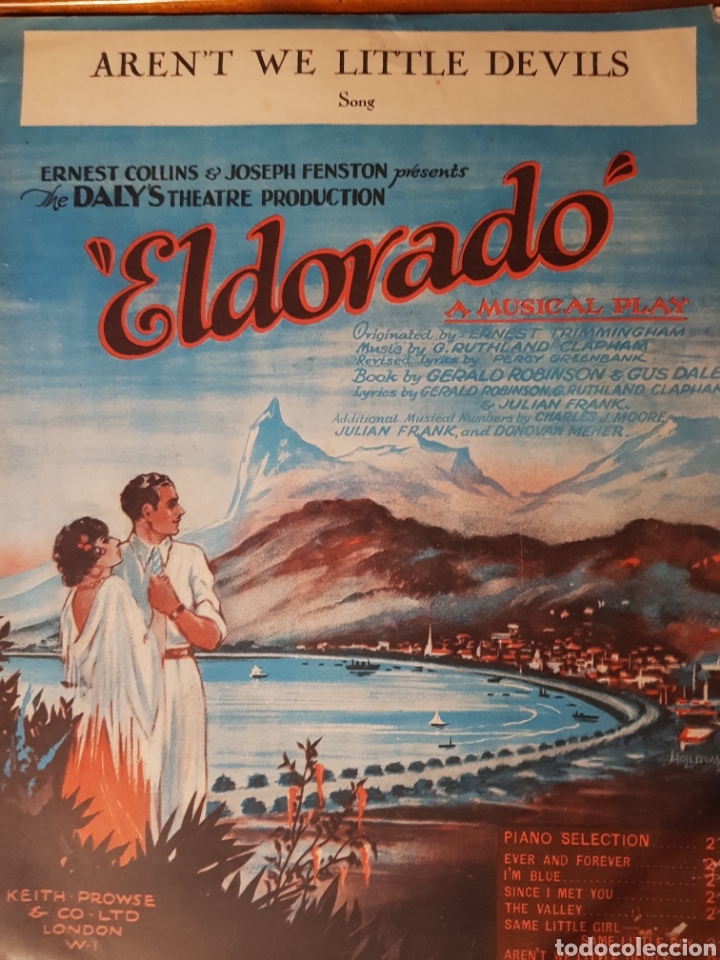 Musical scores: Partitura EL DORADO Aren't we little devils