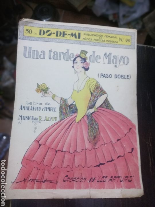 Musical scores: UNA TARDE DE MAYO (PASO DOBLE). DO-RE-MI. M&Uacute;SICA POPULAR MODERNA N&ordm;96. LES ARTURS. A&Ntilde;OS 20
