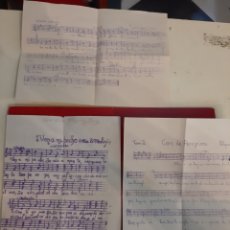 Partituras musicales: PARTITURAS CORO PEREGRINOS WAGNER..VEN A MI PECHO MOLEJON.