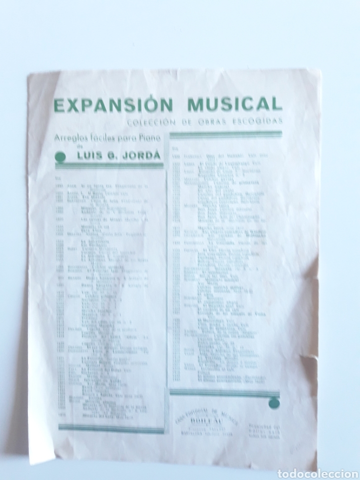 Musical scores: Voces de primavera vals partitura Strauss Arreglo L.G. JORDA - Boileau Barcelona