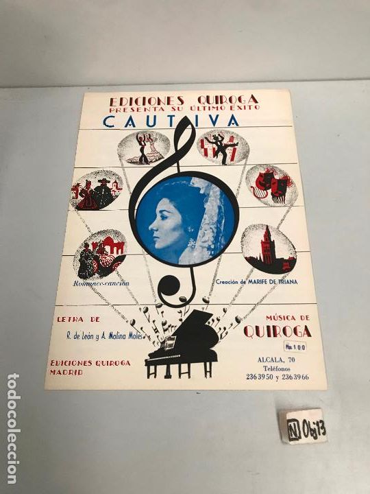 Partituras musicales: EDICIONES QUIROGA - MARIFE DE TRIANA - Foto 1