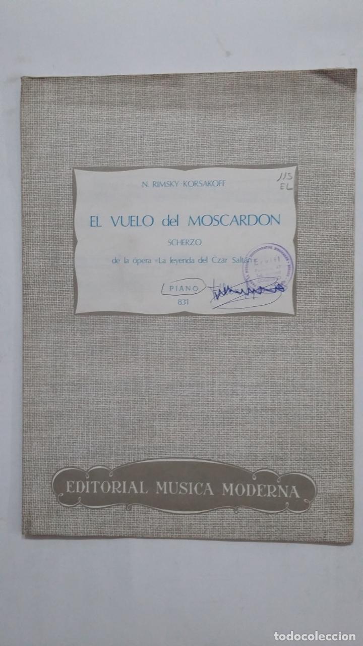 Partituras musicais: EL VUELO DEL MOSCARDON. N. RIMSKY KORSAKOFF. SCHERZO. LA LEYENDA DEL CZAR SALTAN. TDKR58
