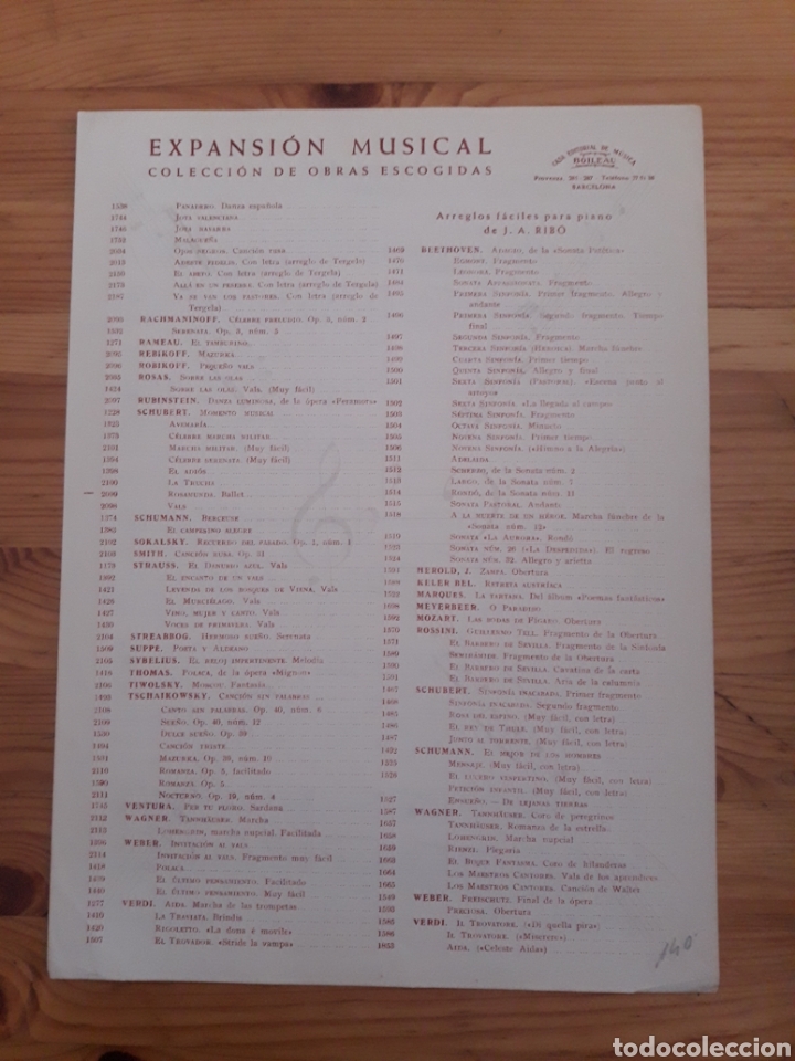 Partituren: Expansion musical Rosamunda Ballet Schubert partitura Boileau