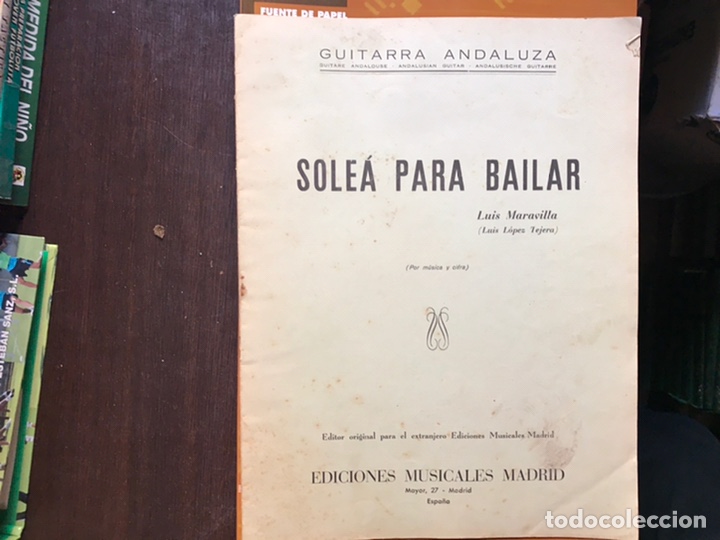 Partitions Musicales: Sole&aacute; para bailar. Guitarra andaluza