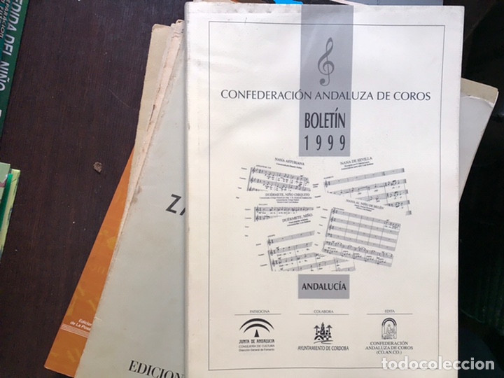 Partitions Musicales: Confederaci&oacute;n andaluza de coros. Bolet&iacute;n 1999 y 2000. Dos libros