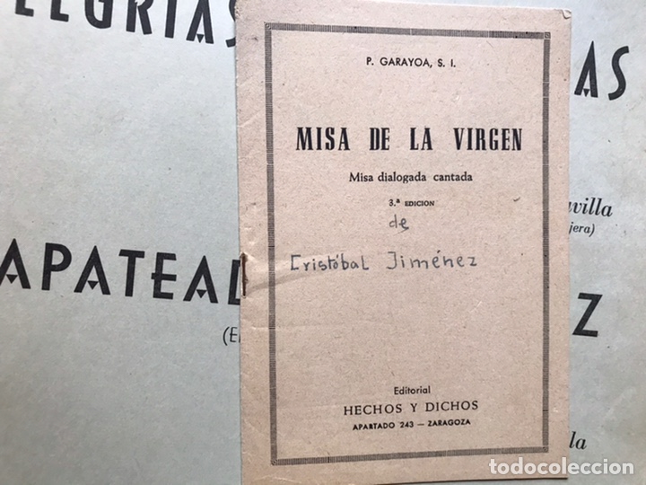 Partitions Musicales: Misa de la virgen