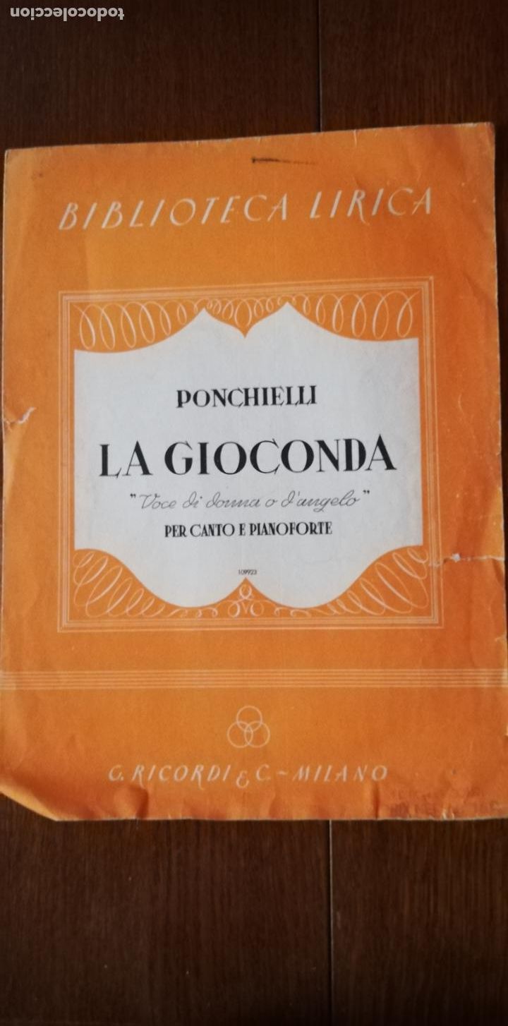 Partitions Musicales: La Gioconda - Amilcare Ponchielli