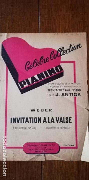 Partituras musicales: Invitation &agrave; la valse - Weber - Foto 1