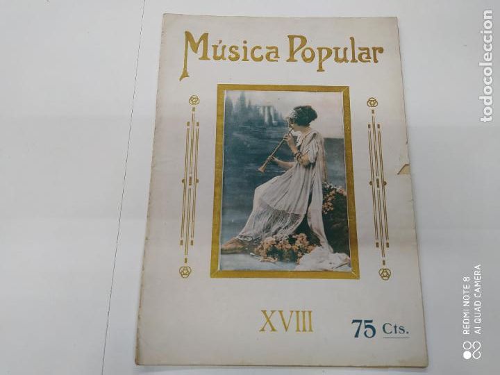 Partituras musicais: ANTIGUA REVISTA PARTITURAS MUSICA MUSICA POPULAR XVIII CON 11 PARTITURAS