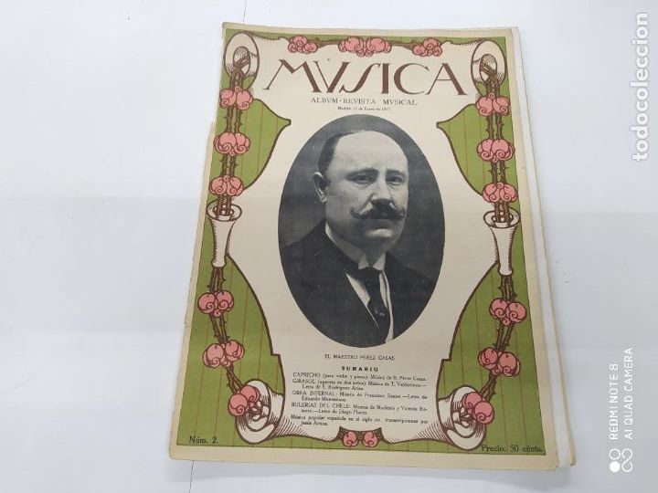 Partituras musicais: ANTIGUA REVISTA PARTITURAS MUSICA ALBUM FEBRERO 1917