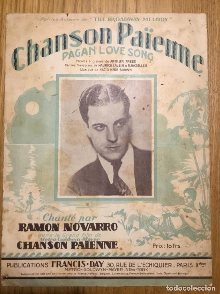 Partituras musicales: Chanson Pa&iuml;enne, 1930, ukelele - Foto 1