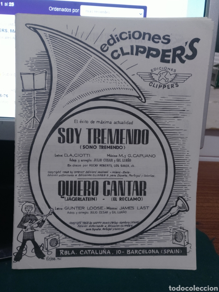 Partituren: Soy tremendo