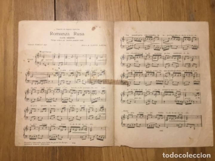 Partituras musicales: Romania rusa. Tango. - Foto 2