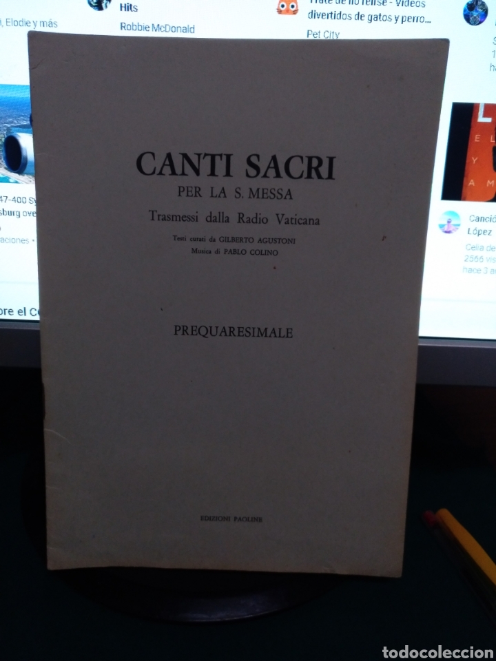 Partituras musicales: Canti Sacri per la S. Messa