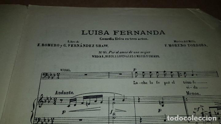 Partitura Luisa Fernanda Por El Amor De Una M Comprar Partituras partitura-luisa-fernanda-por-el-amor-de-una-m-comprar-partituras