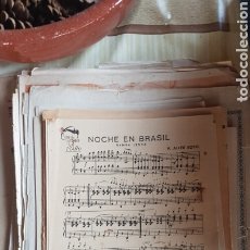 Partituras musicales: ANTIGUA PARTITURA NOCHE EN BRASIL. Lote 210698937